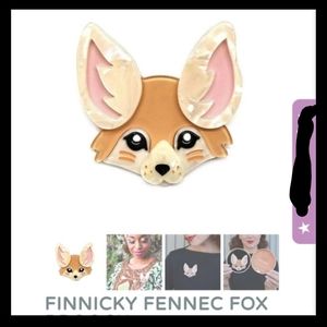 Erstwilder FlINNICKY FENNEC FOX BROOCH